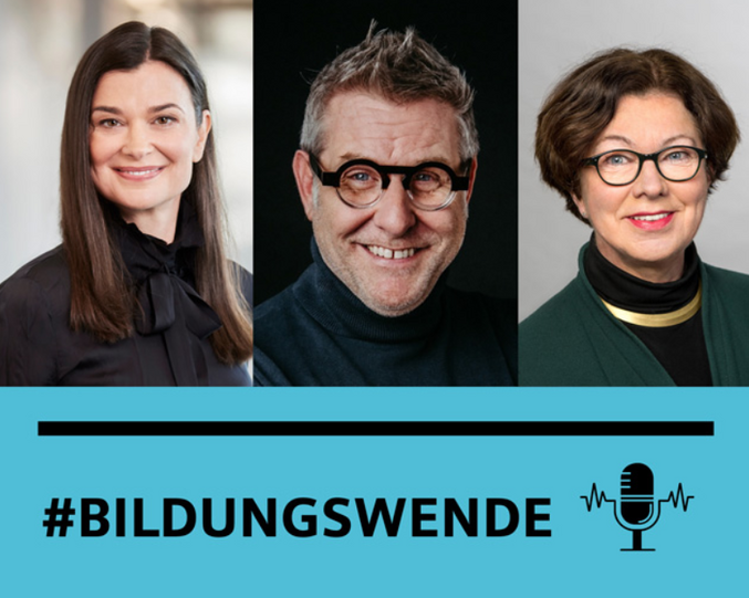 Siemens Stiftung's appearance in podcast on the educational turnaround