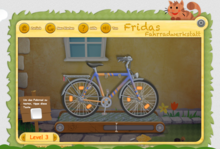Fridas Fahrradwerkstatt - Lernspiel zu Technik und Strom vom "Haus der kleinen Forscher"