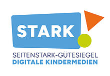 Logo des SEITENSTARK GÜTESIEGELS für digitale Kindermedien